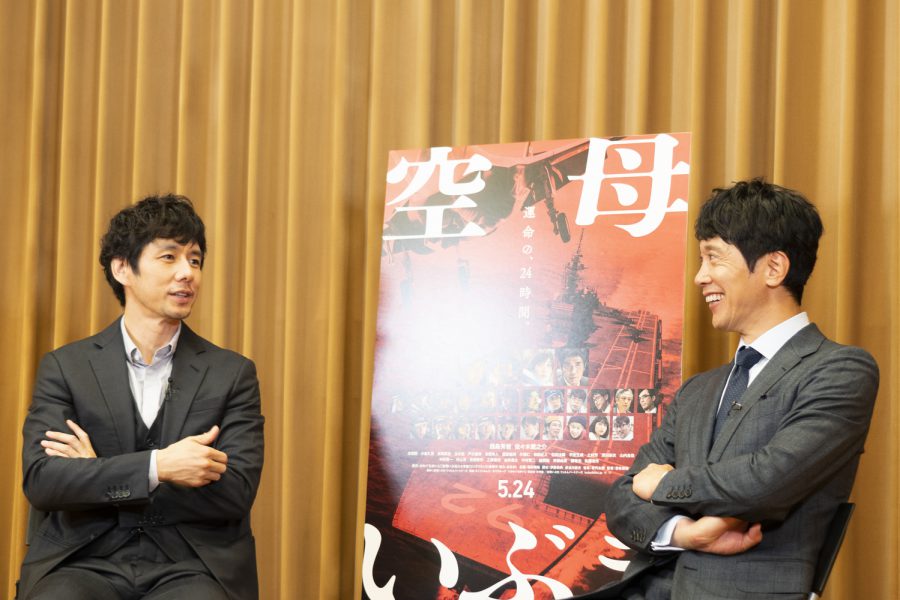 戦争映画ではない、平和のための映画　西島秀俊＆佐々木蔵之介、『空母いぶき』を語る